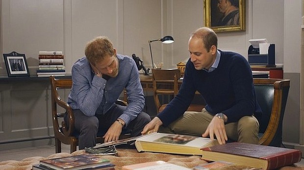 	Prince Harry of Wales (left), Prince William Duke of Cambridge during the HBO special, "Diana, Our Mother: Her Life and Legacy," which premieres July 24 at 10 p.m. on HBO.