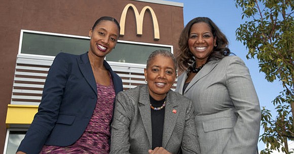 Patricia Williams and her daughters, Nicole Enearu and Kerri Harper-Howie, have built an empire of McDonald’s franchises in the Los …