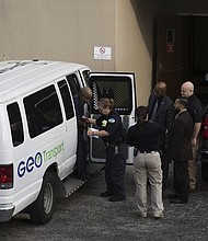 James Matthew Bradley Jr., 60, the driver of a tractor-trailer turned deadly transporter for undocumented migrants in San Antonio, is due to face criminal charges in a Texas court Monday, July 24, 2017 in what police are calling a human trafficking crime.