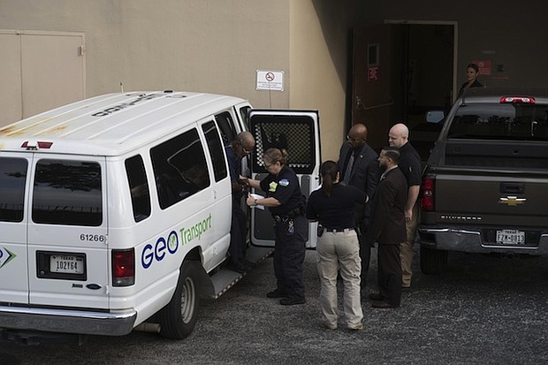 James Matthew Bradley Jr., 60, the driver of a tractor-trailer turned deadly transporter for undocumented migrants in San Antonio, is due to face criminal charges in a Texas court Monday, July 24, 2017 in what police are calling a human trafficking crime.