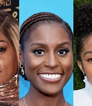 Taraji P. Henson, Issa Rae, Yara Shahidi (photos via eurweb.com)
