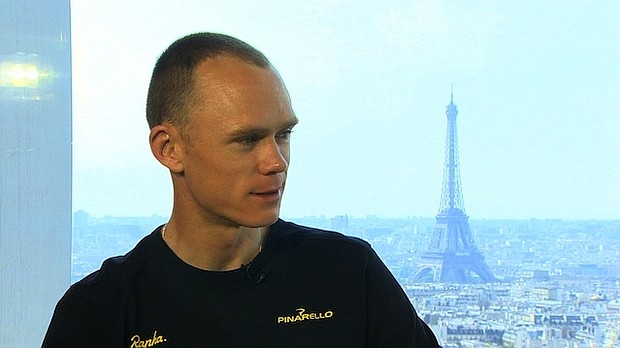 	Just days have passed since he sealed a fourth Tour de France victory, but Chris Froome has no intention of putting his feet up. Pictured is Froome during a CNN interview in 2013.