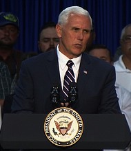 US Vice President Mike Pence l