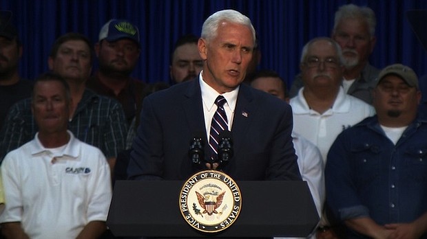 US Vice President Mike Pence l