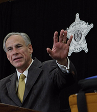 Governor Greg Abbott (PHOTO: Office Of The Governor 7/31/17)