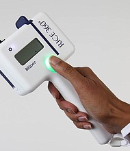 The BiliSpec jaundice diagnostic device invented at Rice University. (Credit: 3rd Stone Design)
