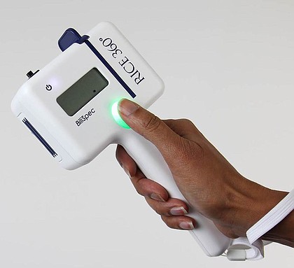 The BiliSpec jaundice diagnostic device invented at Rice University. (Credit: 3rd Stone Design)