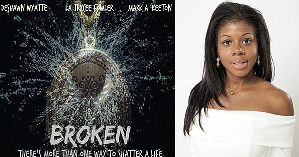 Artwork for the film, and writer/producer/actress La Trycee Fowler