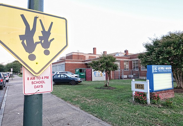 George Mason Elementary School at 813 N. 28th St. is the seventh oldest facility in the city’s public school system, according to school officials. The building is more than 100 years old.