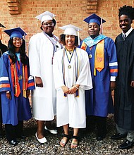 The six Tomorrow’s Promise Scholarship Award winners are, from left, Audrey Wilkerson of Open High School, Breyanna Wilkerson of Armstrong High School, Phillisha Hopson and Mya Jeter of Richmond Community High School, Michael Allen Jr. of Armstrong High and Kevin Thomas of Richmond Community. 