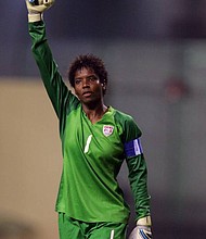 World Cup and Olympic Gold medalist goalie Brianna Curry (photo via theundefeated.com)