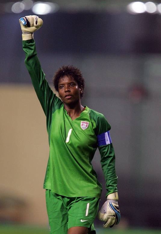 World Cup and Olympic Gold medalist goalie Brianna Curry (photo via theundefeated.com)