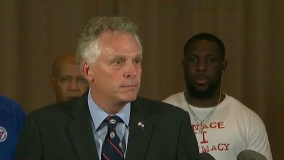Virginia Governor Terry McAuliffe condemned the white supremacists whose rally in Charlottesville, Va. led to clashes and at least one …