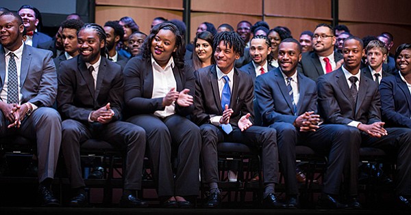 Recent 2017 graduates of Year Up