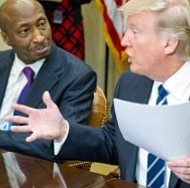 Kenneth Frazier and Donald Trump