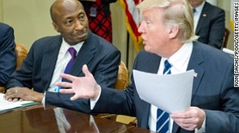Kenneth Frazier and Donald Trump