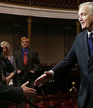 Senator Luther Strange with Mike Pence/cnn.com