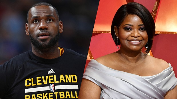 LeBron James / Octavia Spencer (photos via variety.com)