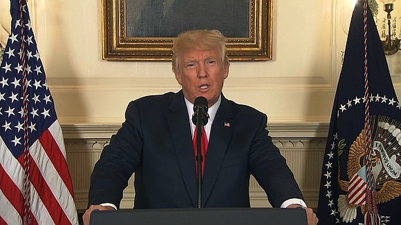 Waking here Monday to news of another gun massacre at home, President Donald Trump used a pre-scheduled set of remarks …