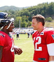 Houston Texans' Deshaun Watson and New England Patriots' Tom Brady/Texans.com