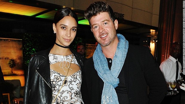 Robin Thicke and his girlfriend April Love Geary are expecting a baby