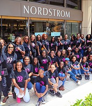 attendees at the first annual "B's Girls Shopping Trip"