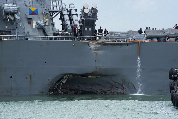 US destroyer John S. McCain