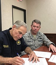 Governor Abbott (PHOTO: Office Of The Governor 8/27/17)