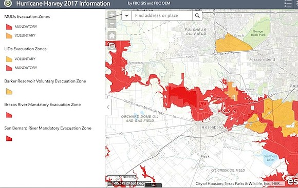 UPDATE 8/28 5 p.m.: The interactive maps of evacuation zones for the Brazos and San Bernard Rivers now contain evacuation …
