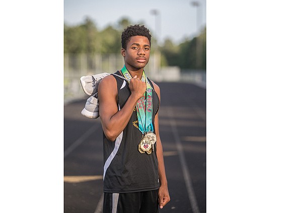 Jayson Ward has added another impressive track title to his growing collection. The 13-year-old Chesterfield County resident now has two ...