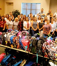 David Weekley Team Members donated school supplies to Big Brothers Big Sisters of America.