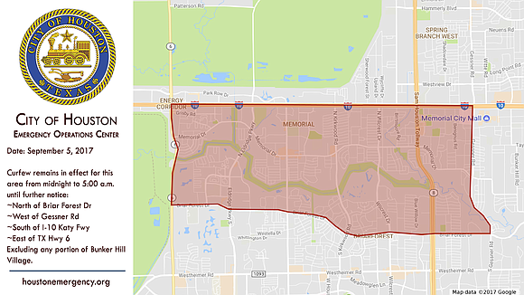 Mayor Sylvester Turner has partially lifted the Citywide curfew that was initially implemented on August 30 to promote public safety … Mayor Sylvester Turner has partially lifted the Citywide curfew that was initially implemented on August 30 to promote public safety …