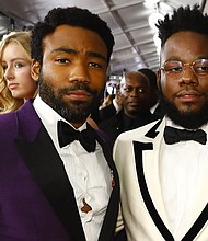 	Donald Glover, winner of the Emmy Award for Outstanding Lead Actor in a Comedy Series, with Stephen Glover on the Red Carpet at the 69th Primetime Emmy Awards, Sunday, September 17, 2017.	