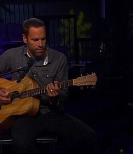 Jack Johnson, former pro surfer-turned-acoustic guitar strummer has recorded the ultimate soundtrack to laid-back living from his home on the North Shore of Oahu in Hawaii. But in the age of Donald Trump, Johnson's aloha spirit may have soured a bit on his latest album "All the Light Above It Too."