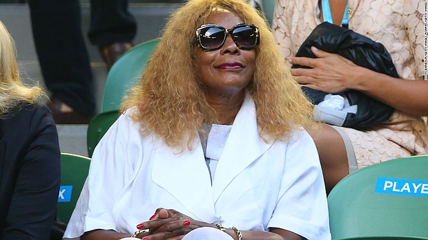 Oracene Price is a familiar figure at grand slams when her daughers are playing.