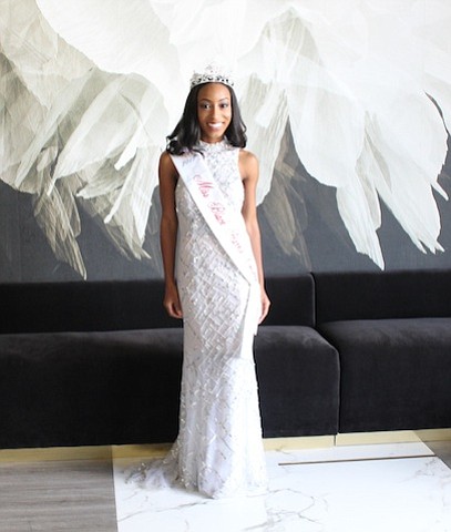 Diamond Griffith earns Miss Black Harris County title and will represent the county in the Miss Black Texas Pageant.