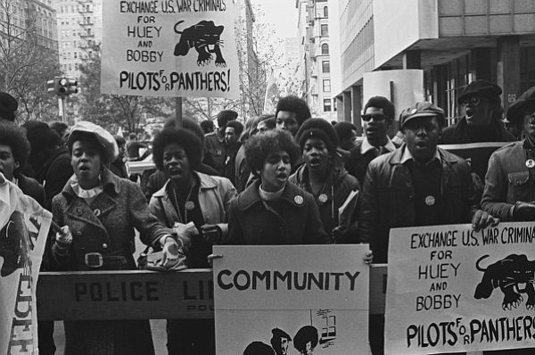 Black Panthers, New York, New York, November 17, 1969. The protesters were demanding the release of 21 Black Panther members suspected of plotting various bombing incidents around the city. (Photo by David Fenton/Getty Images)