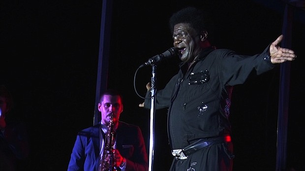 Charles Bradley at an outdoor concert in Santa Monica, CA in 2014.