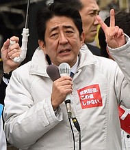 Japanese leader Shinzo Abe