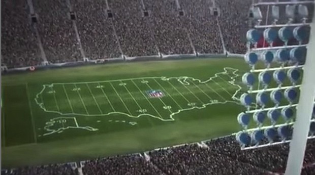 With President Trump taking aim at the NFL and its players who protest during the national anthem, the league is broadcasting a message of unity.  "This image is for use with this specific article only."