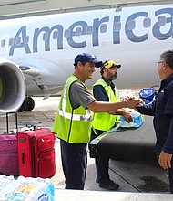 American Airlines workers delivered sorely needed supplies to Puerto Rico over the weekend.