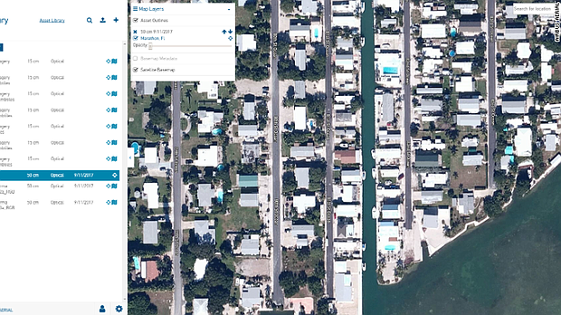 The view from the ground after a devastating hurricane is heartbreaking. T