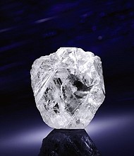 File photo of the 1,109-carat stone named 'Lesedi La Rona,' or 'Our Light.'