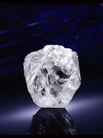 File photo of the 1,109-carat stone named 'Lesedi La Rona,' or 'Our Light.'
