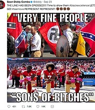 Diddy slams Trump on Twitter