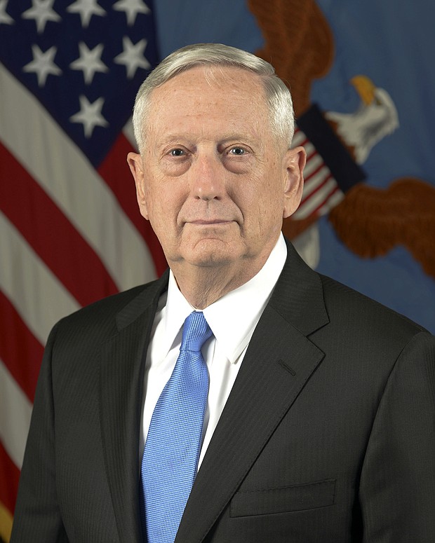 US Defense Secretary James Mattis