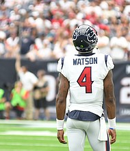 Houston Texans QB Deshaun Watson/credit Semetra Samuel