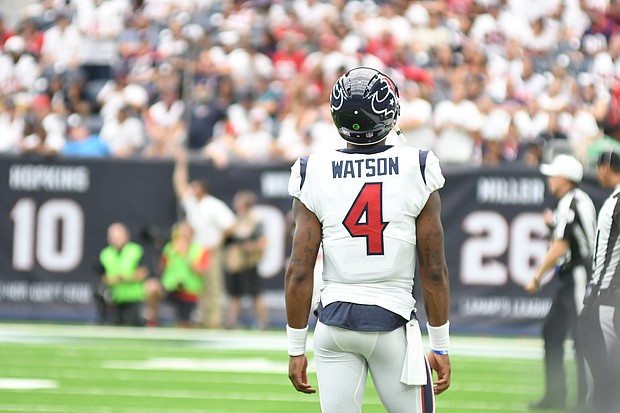 Houston Texans QB Deshaun Watson/credit Semetra Samuel