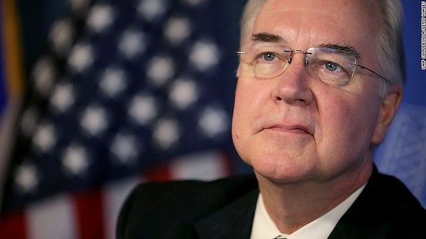 Health and Human Services Secretary Tom Price 