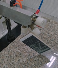 smartphones dropped and bent for testing